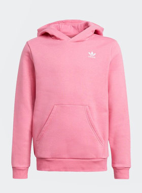 Adidas/阿迪达斯正品三叶草休闲大童运动连帽套头卫衣 H14148