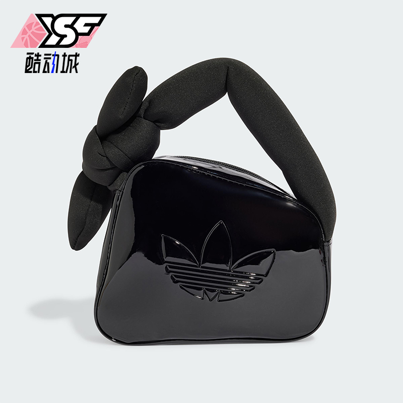 Adidas/阿迪达斯正品三叶草女士经典时尚潮流亮面手提包JC6012