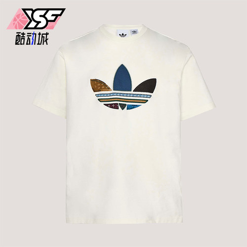 Adidas/阿迪达斯正品三叶草男士运动松弛感宽松轻盈短袖T恤KW5670