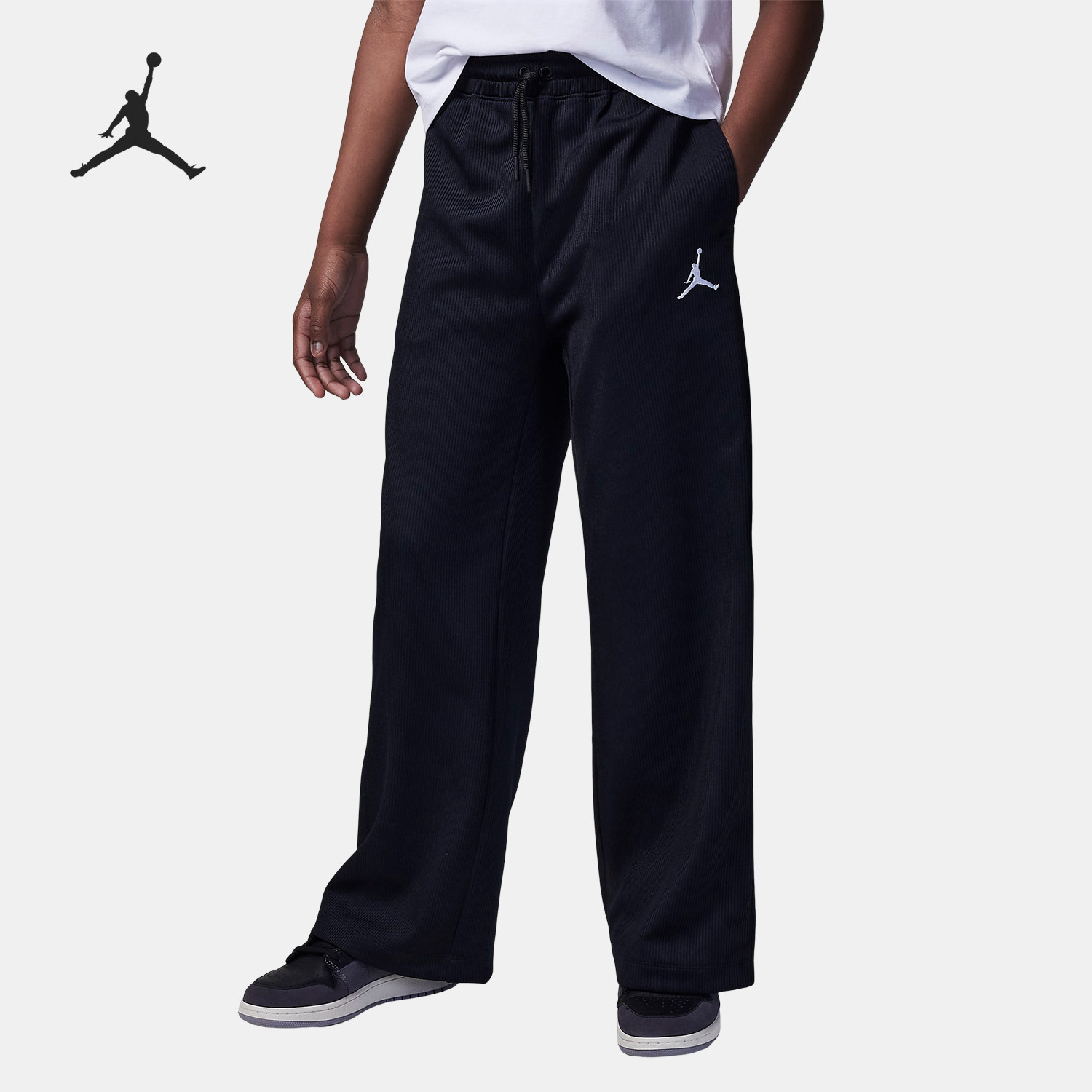 Nike/耐克正品Jordan新款大童时尚针织阔腿运动长裤FZ6223,童装/婴儿装/亲子装,裤子,淘宝优惠券,粉丝福利购,淘宝优惠卷