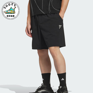 阿迪达斯正品 休闲宽松短裤 2025夏季 梭织经典 KC6072 男士 Adidas