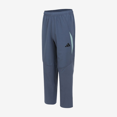 Adidas阿迪达斯正品男子跑步透气系带中腰常规跑步长裤JX8995