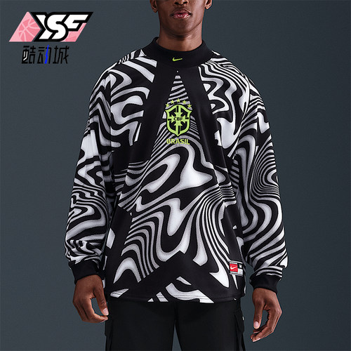 Nike/耐克正品2025男士运动圆领套头耐穿时尚足球上衣IO0795-010
