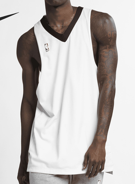 Nike/耐克正品运动男士V领两面穿简约篮球无袖背心AR0626-121