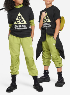 Nike/耐克正品春季大童户外宽松休闲运动束脚长裤DQ8737-377