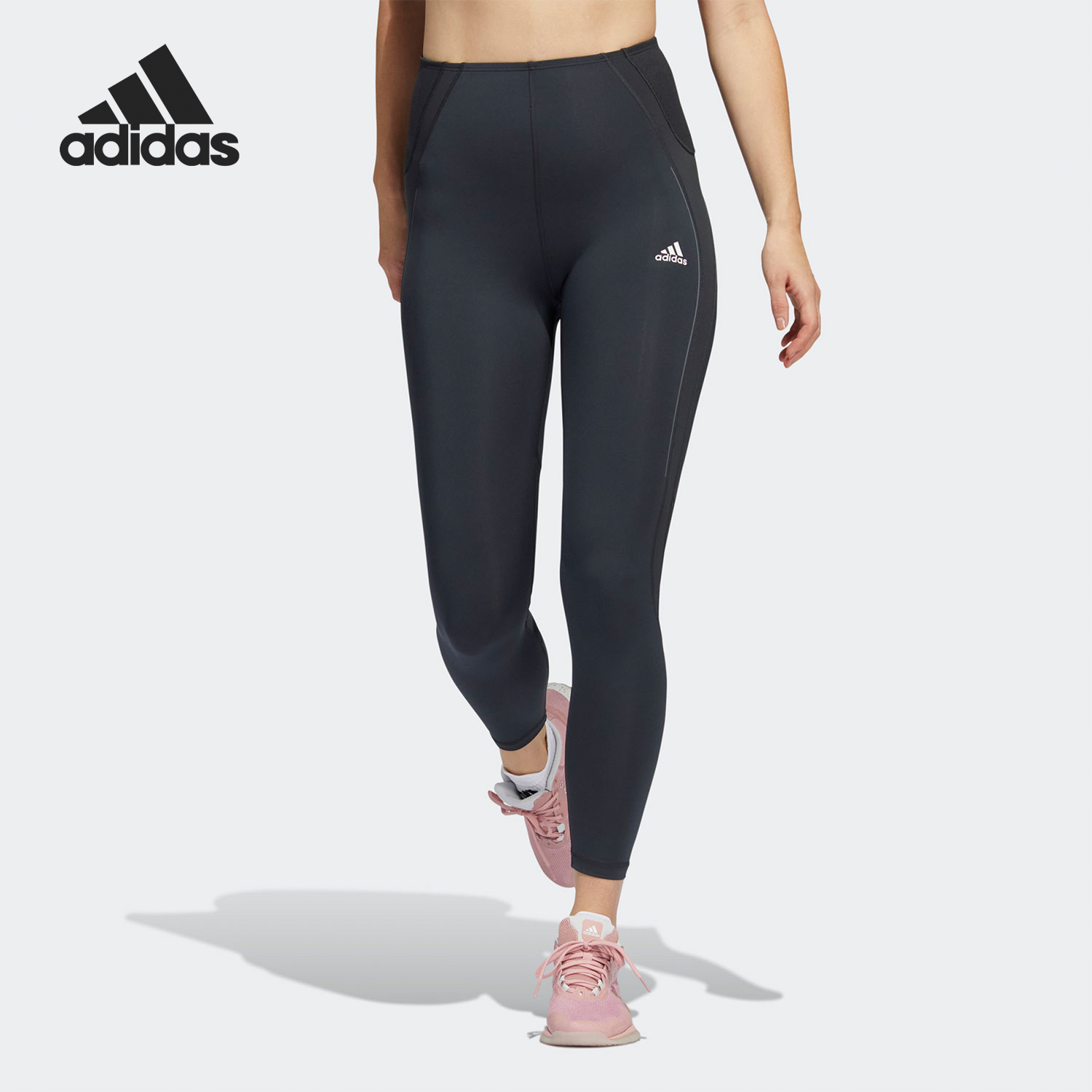 Adidas/阿迪达斯正品新款女士健身训练高腰紧身九分裤HF4146