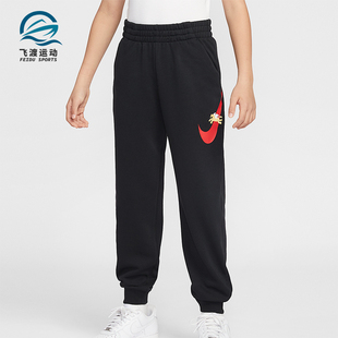 IQ3935 Sportswear大童休闲松紧腰束脚印花长裤 010 耐克正品 Nike
