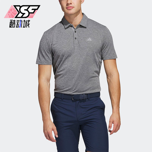 Adidas/阿迪达斯正品夏季男士透气印花运动休闲翻领POLO衫IA5449
