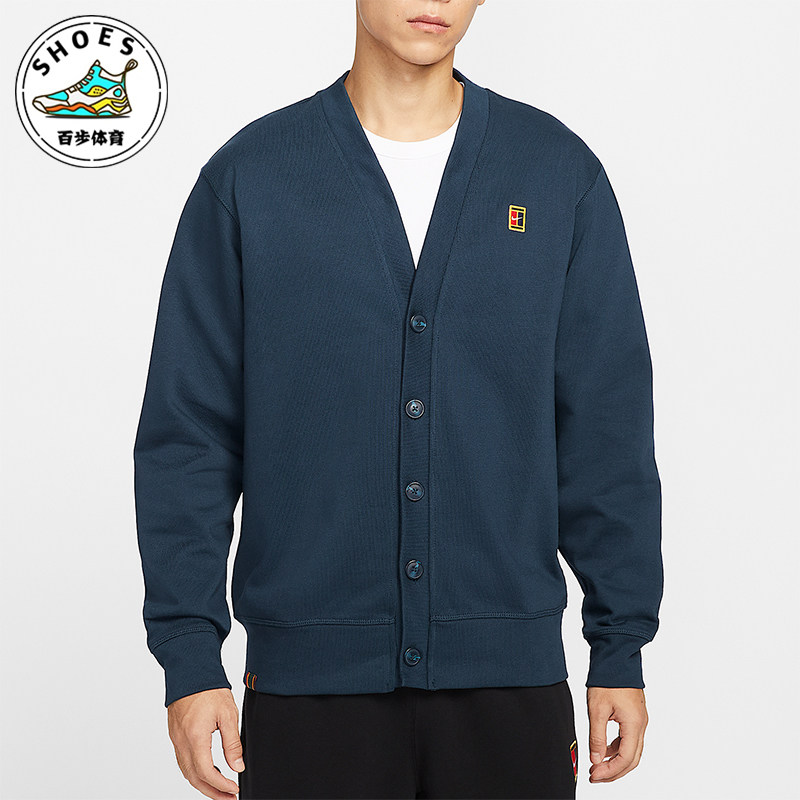 Nike/耐克正品Court Fairway男士长袖针织休闲运动开衫IM9362-478