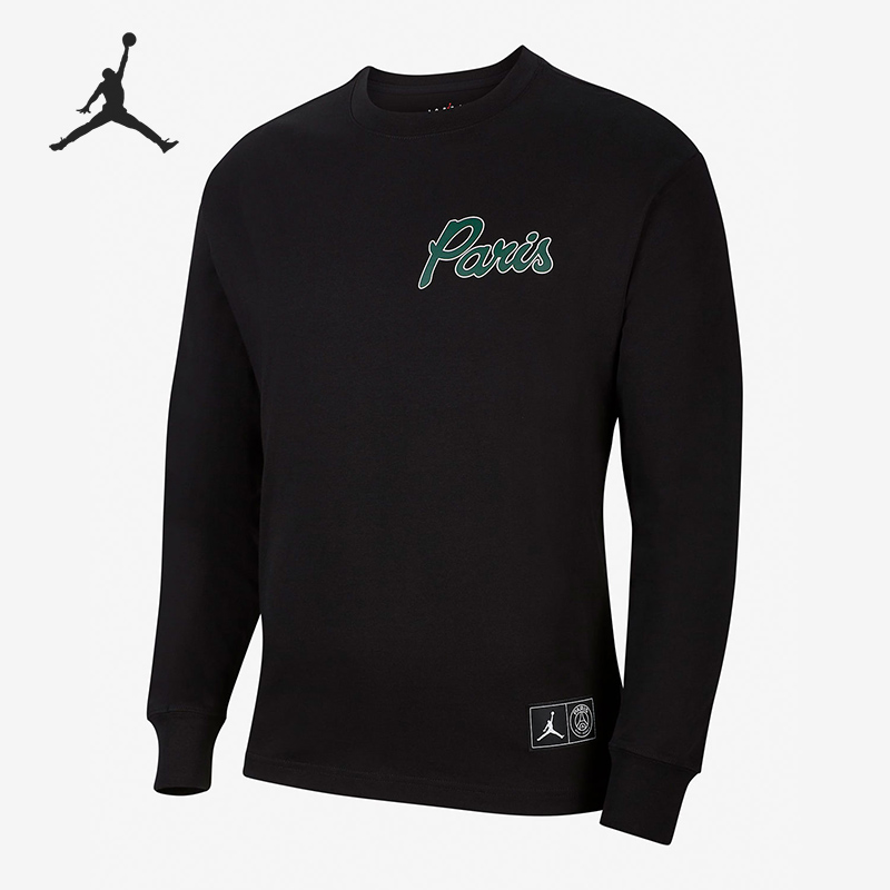 Nike/耐克正品JORDAND巴黎圣日耳曼男子长袖T恤DB6513-010