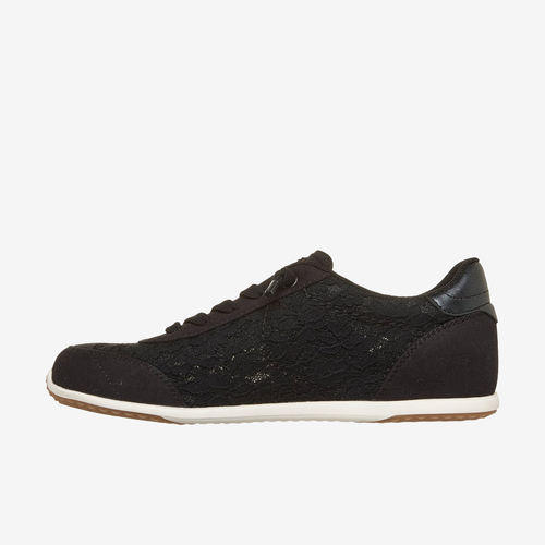 Skechers斯凯奇正品女款BOBSBeso系带舒适透气低帮板鞋114651-BLK