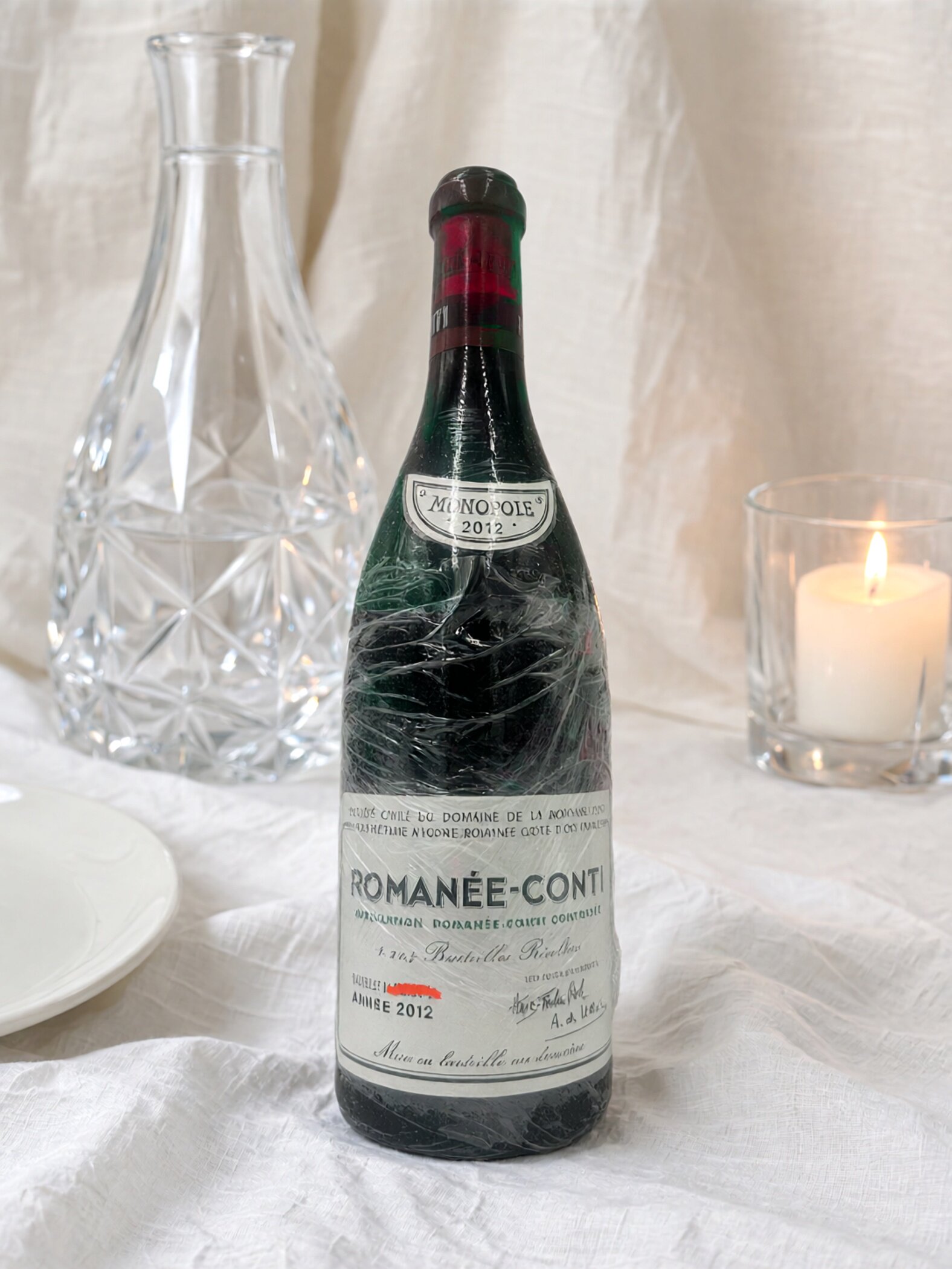 罗曼尼.康帝红酒 2012年Romanee-Conti 特级园干红葡萄酒 勃艮第