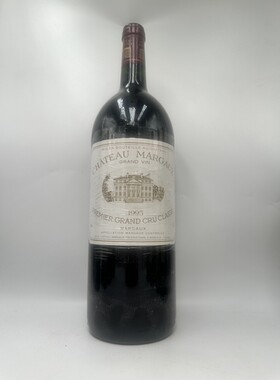 玛歌正牌法国一级庄红酒波尔多干红葡萄酒Margaux玛歌1995年1.5升