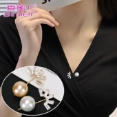 爱蜜儿胸针防走光扣衣领胸口神器高档女胸花别针固定衣服领口暗扣