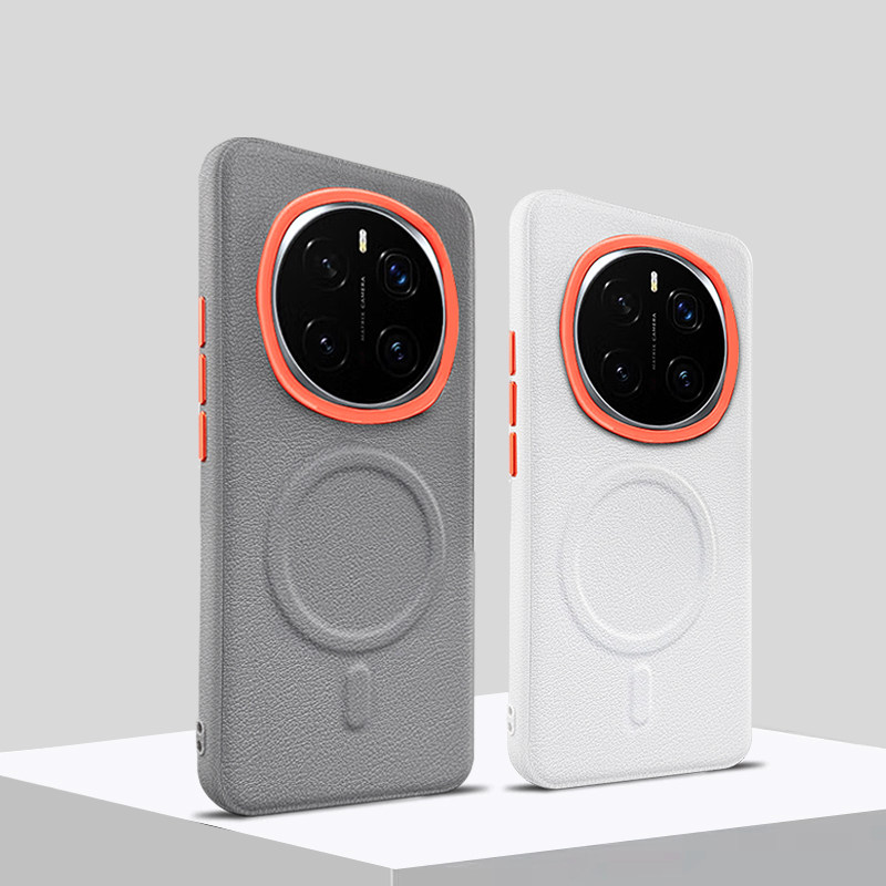 金属镜头圈 素皮磁吸壳