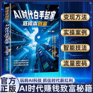 AI时代精准赚钱指南 低成本小投资大回报开启全领域变现盈利之路利用AI工具与碎片时低成本启动并放大收益。