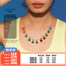 LAZYSURI懒苏芮糖豆字母项链珐琅多彩设计师款 李佳琦直播间