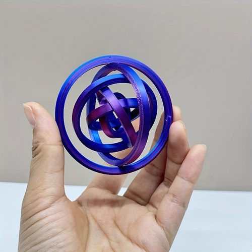 3D打印指尖螺旋解压盘减压神器