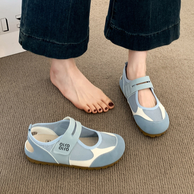 运动凉鞋女款2025新款夏季外穿透气不闷脚女鞋上班百搭不累脚单鞋