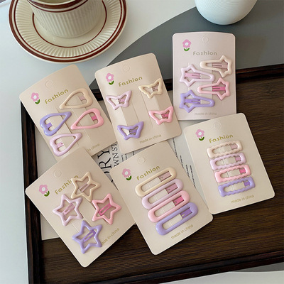 星星发夹可爱刘海夹前额边夹女侧边碎发夹小夹子发饰bb夹儿童发饰