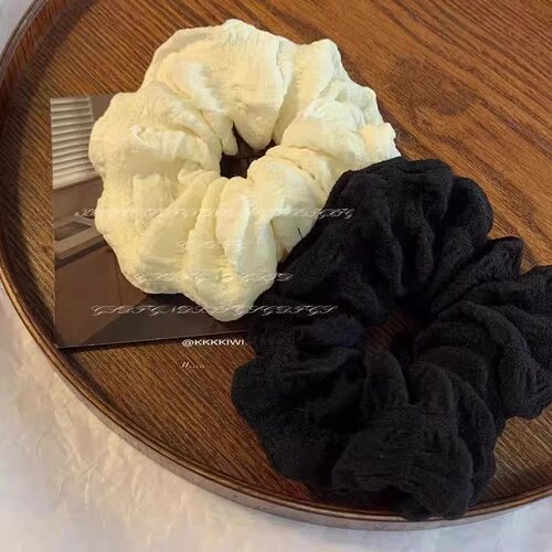 泡芙皮筋大肠发圈女丸子头扎头绳