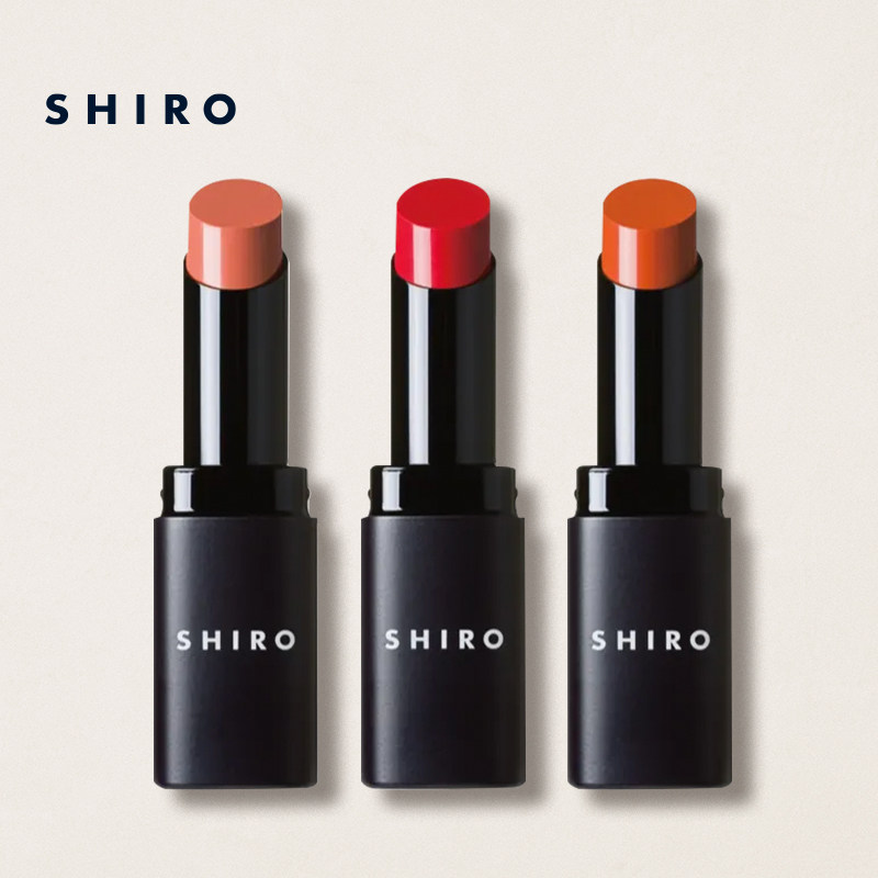 SHIRO生姜滋润唇膏3.4g口红原装进口改善唇纹保湿滋润[部分临期]