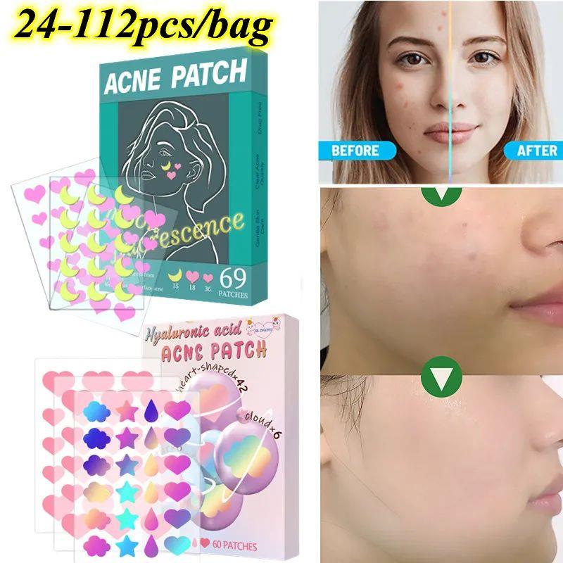 24-112pcs/bag Anti-ance Patch Hydrocolloid Acne Pimple Remov