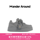 复古灰色厚底增高休闲板鞋 around Wander 男女同款 孙燕姿同款