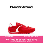 LUNA系列红白拼色阿甘休闲德训鞋 Wander around2025春夏新款 女