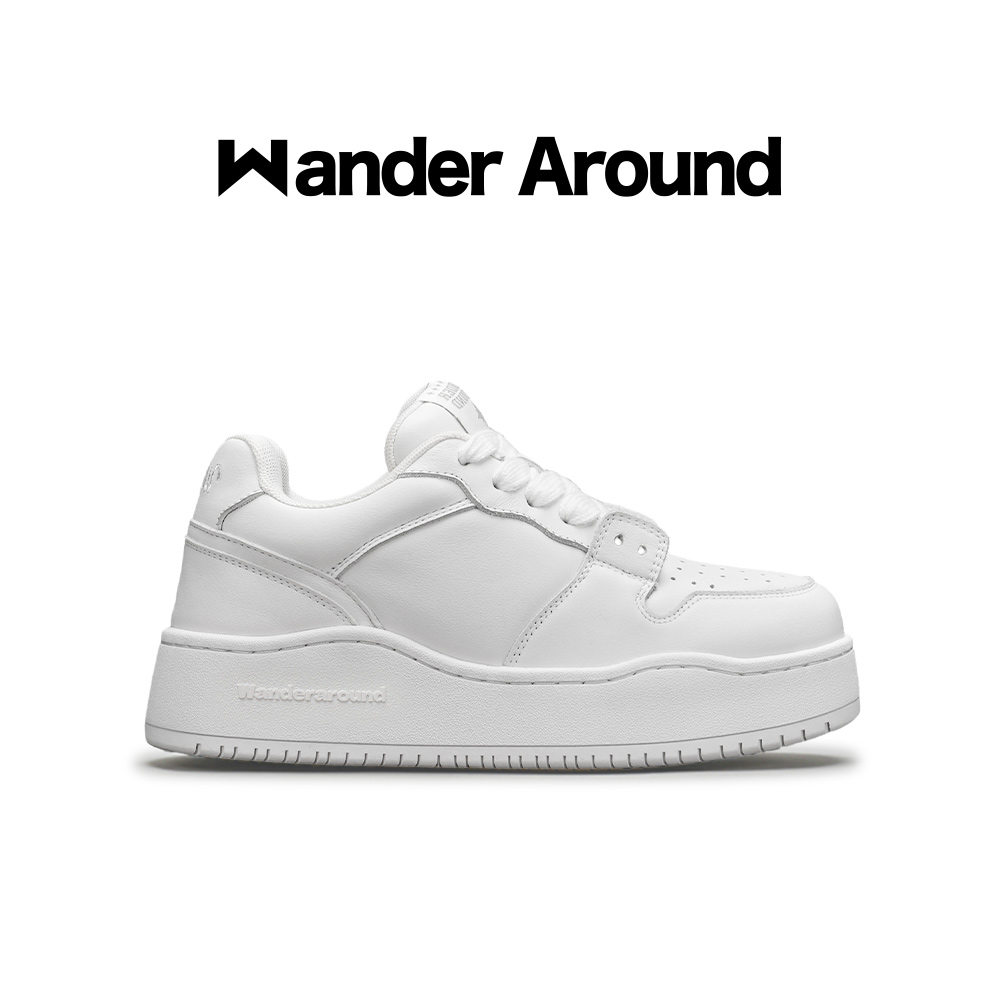 【毛不易同款】Wander Around厚底增高板鞋休闲小白鞋男女同款