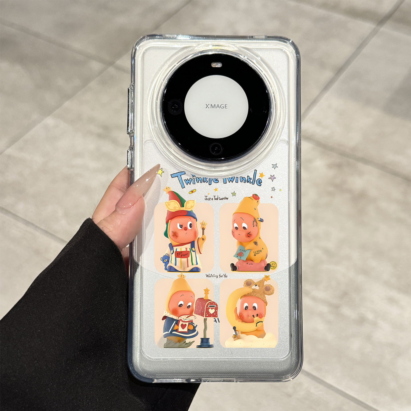 适用华为mate60pro卡通星星人