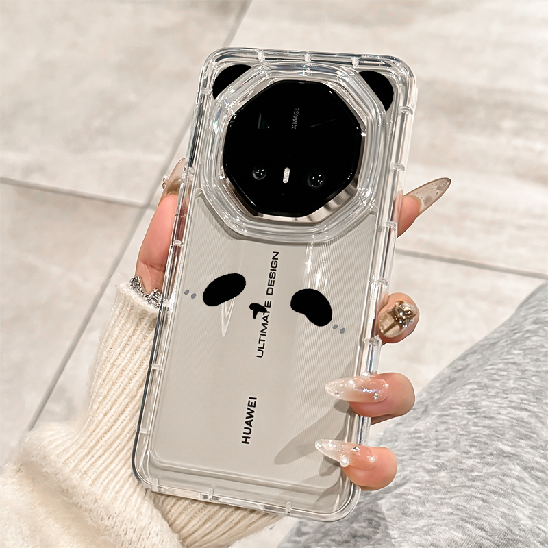 熊猫表情适用华为mate70rs手机壳