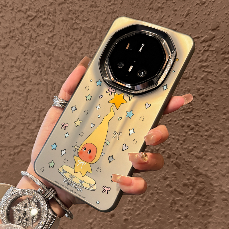 适用华为mate70rs彩色爱心星星人