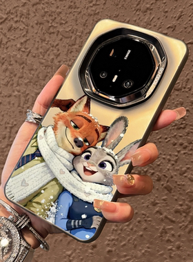 适用华为mate70rs手机壳新款雪花朱迪尼克mate70非凡大师70pro防摔mate60rs高级感mate60pro疯狂动物城男女款