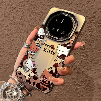 适用华为mate70rs豹纹小马kt猫