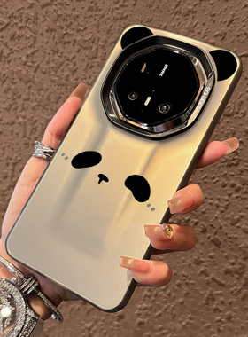 适用华为mate80rs非凡大师手机壳新款mate70rs创意全包70pro可爱熊猫表情mate60rs高级感爆款60小众女防摔套
