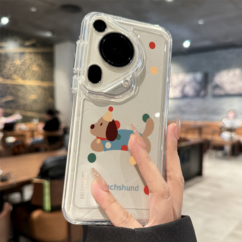适用华为pura70ultra腊肠狗外壳
