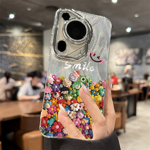 适用华为pura70ultra小公仔外壳