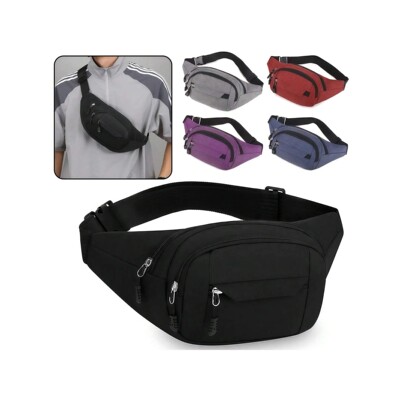 Men's Breast Package Waterproof Outdoor Sports Bag Canvas Po