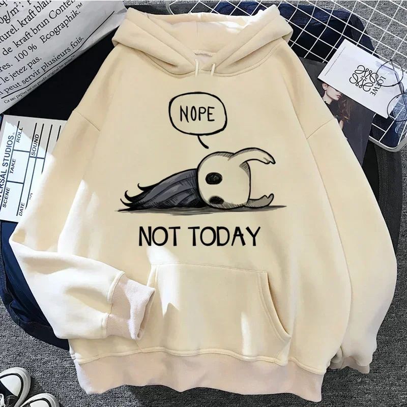 Hollow Knight Hoodies Men Korea Ulzzang Grunge Y2k Aesthetic
