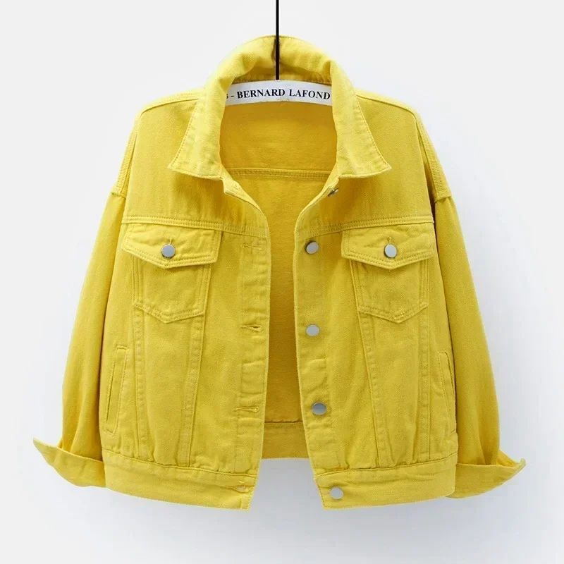 Denim Jacket Women Jeans 2025 Jean Jackets for Women Coat Ve图片