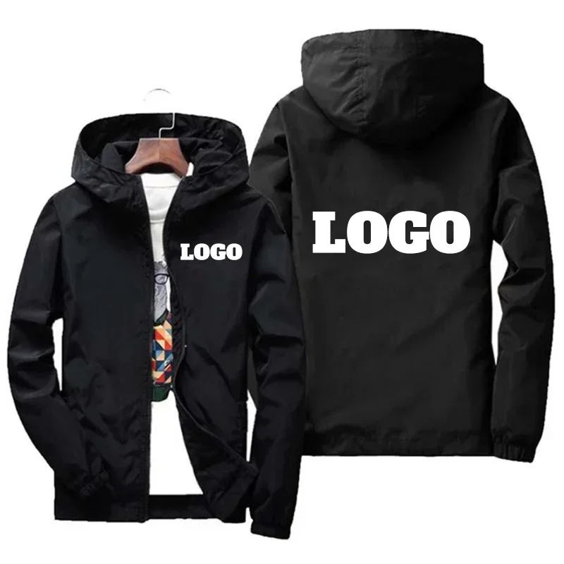 Customized Name: Autumn Jacket, Men's Waterproof Windbreaker