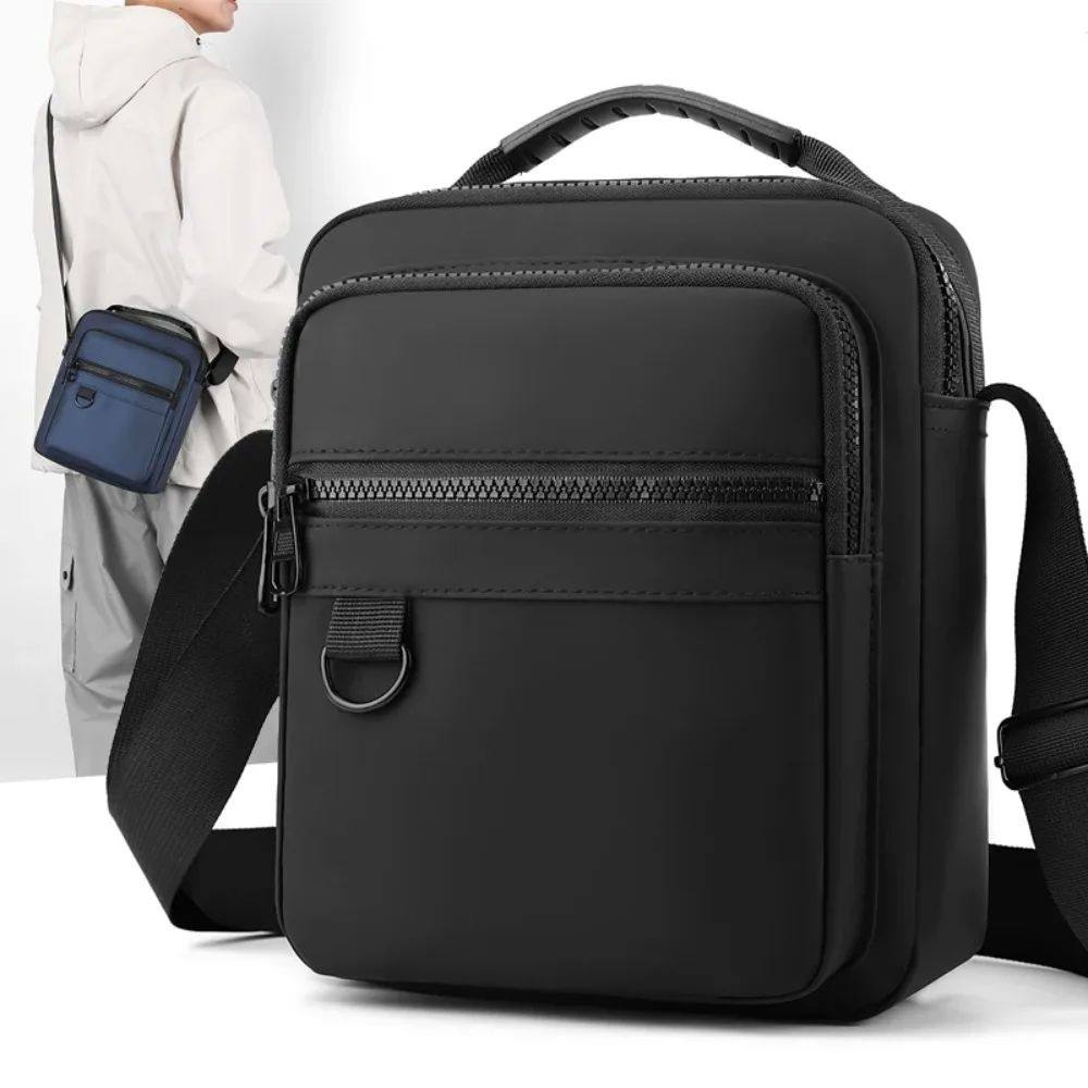 Messenger Sling Bags for Men Casual Oxford Small Zipper Cros