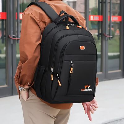 1 Pc Men's Backpack, Large Capacity Waterproof Casual Backpa