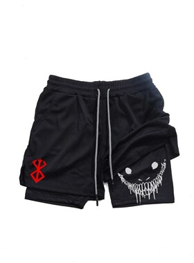 Berserk- Men's 2-in-1 sports shorts, running quick drying sh