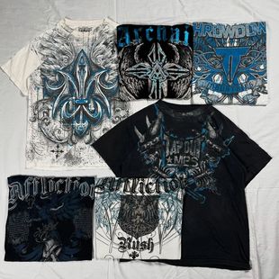 Street TAPOUT T shirt Y2K Tide Men's Hip Hop Letter Graphic