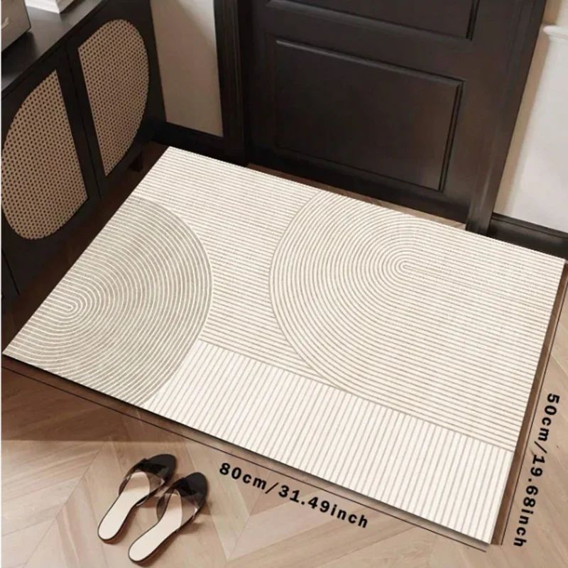 VIKAMA Minimalist Line Rug, Entrance Hallway Doormat, Kitche
