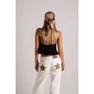 Jeans Women Hop Splicing Hip Baggy Harajuku Vintage Street