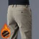 Chenille Fleece Black Khaki Corduroy Gray Pants Men Casual