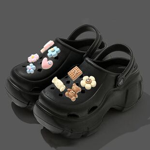 New Sandal Slippers DIY Women Mules Summer Cute Cartoon Clog
